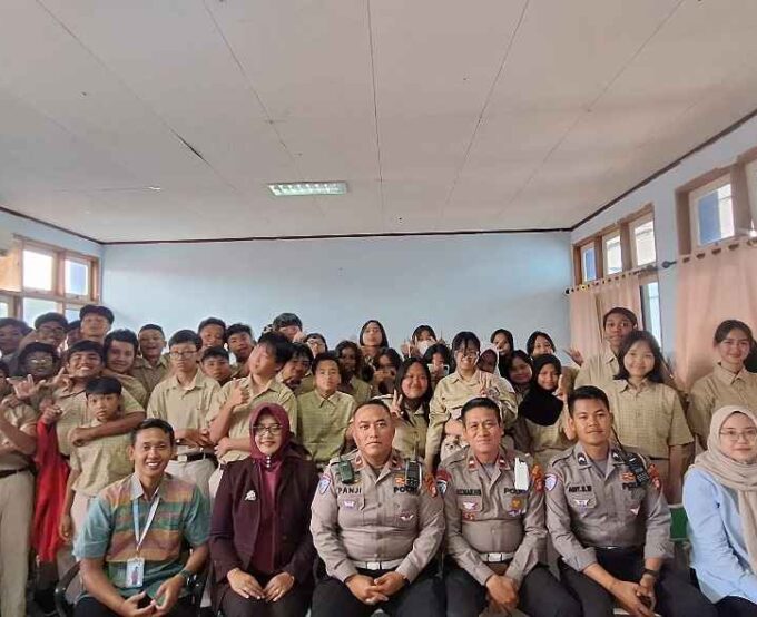 Sosialisasi Keamanan & Keselamatan Lalu Lintas SMP Putra Pertiwi 2024